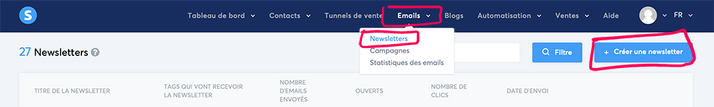 Exemple newsletter System IO