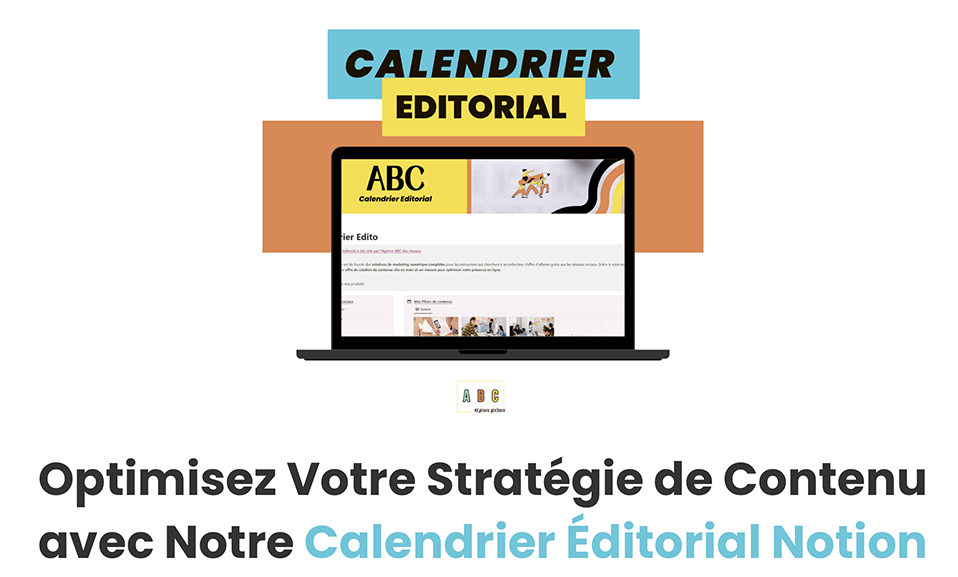 Template Notion Calendrier Editorial