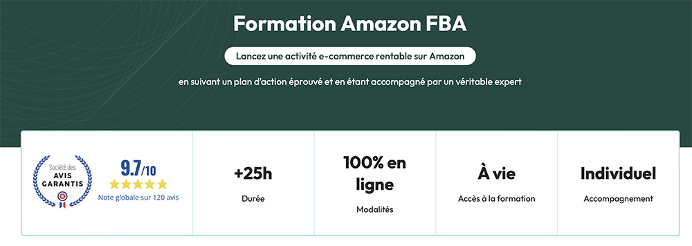 Formation Amazon FBA de AMZ Academy