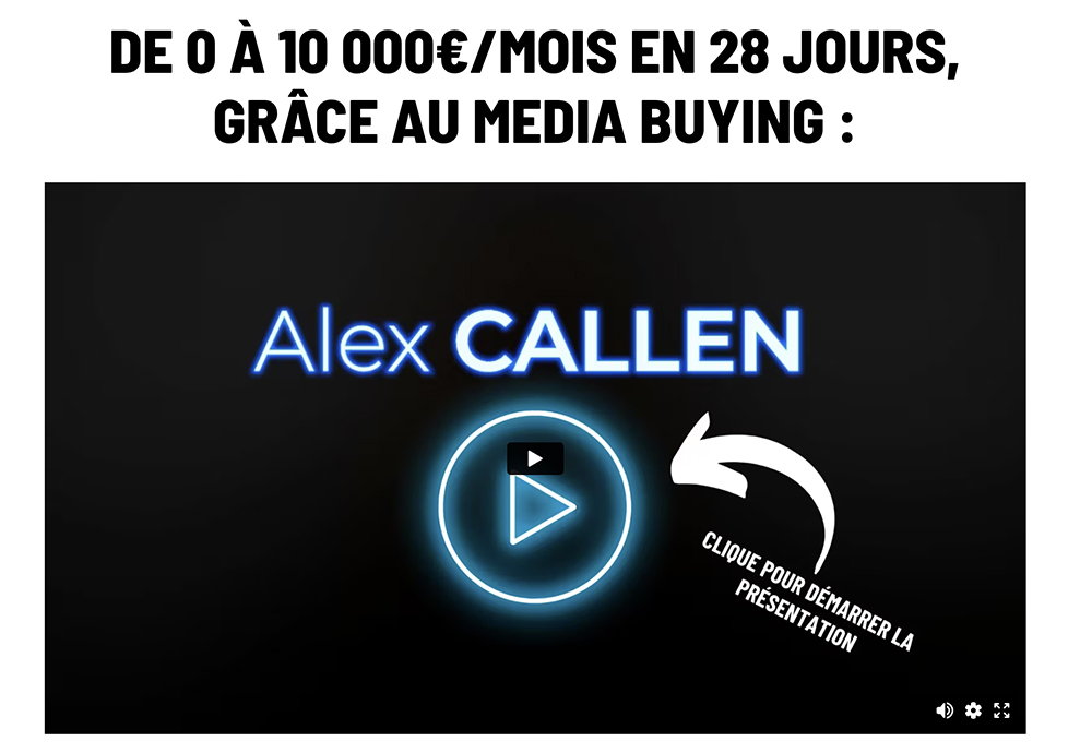 Formation Facebook gratuit de Alex Callen