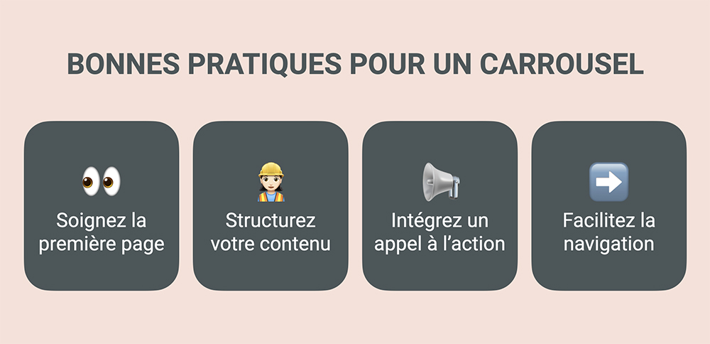 Les bonnes pratiques pour un carrousel LinkedIn