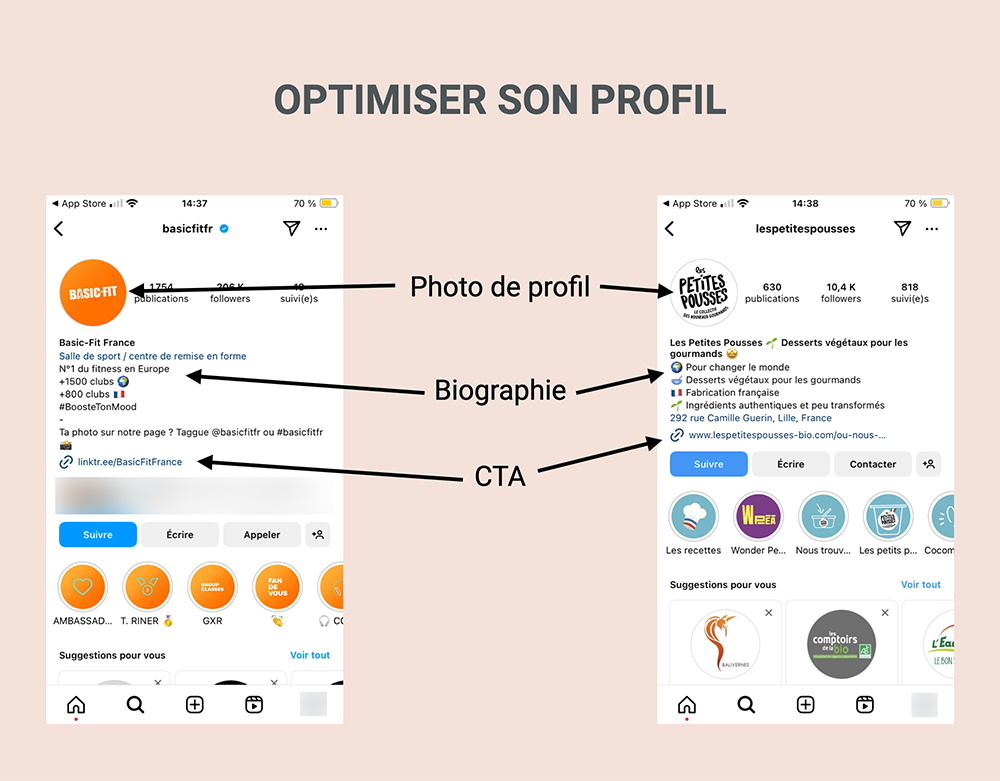 Optimiser son profil Instagram