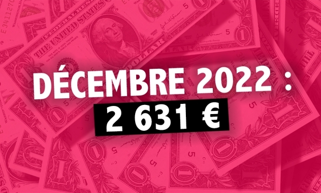 Comment j’ai gagné 2 631€ avec mon blog en décembre 2022