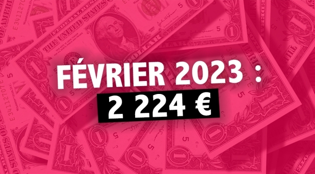 Comment j’ai gagné 2 224,76€ avec mon blog en février 2023
